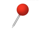 red-round-pushpin